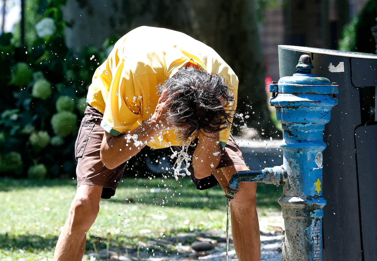 Hot weather in Croatia