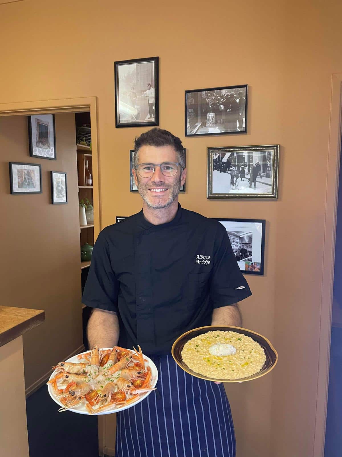Lo Chef Alberto Andolfo nella sua Osteria Fiorenza di Geelong.jpeg