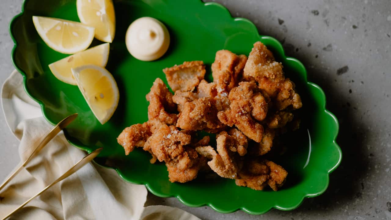 Herb and spice karaage