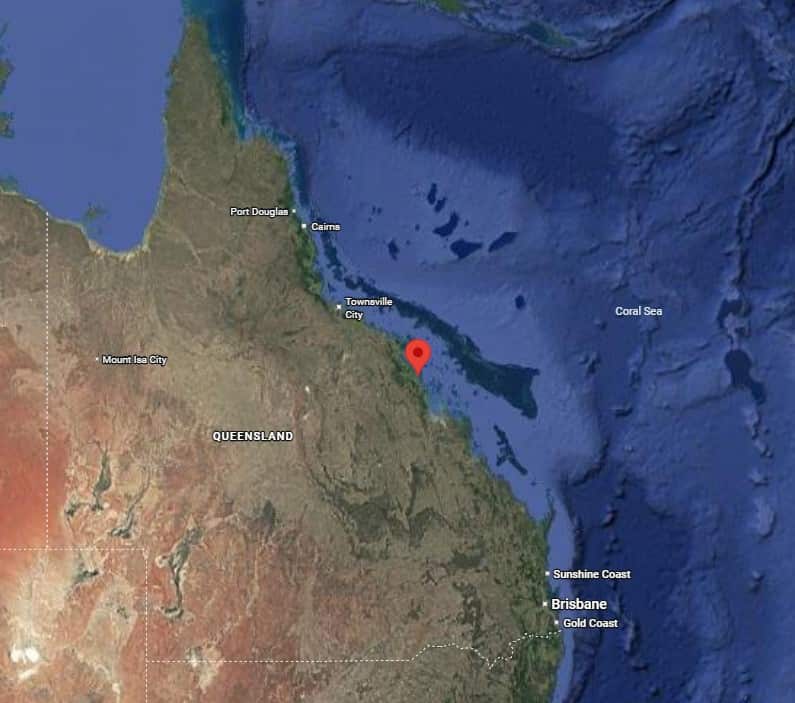 Mackay (QLD) no mapa