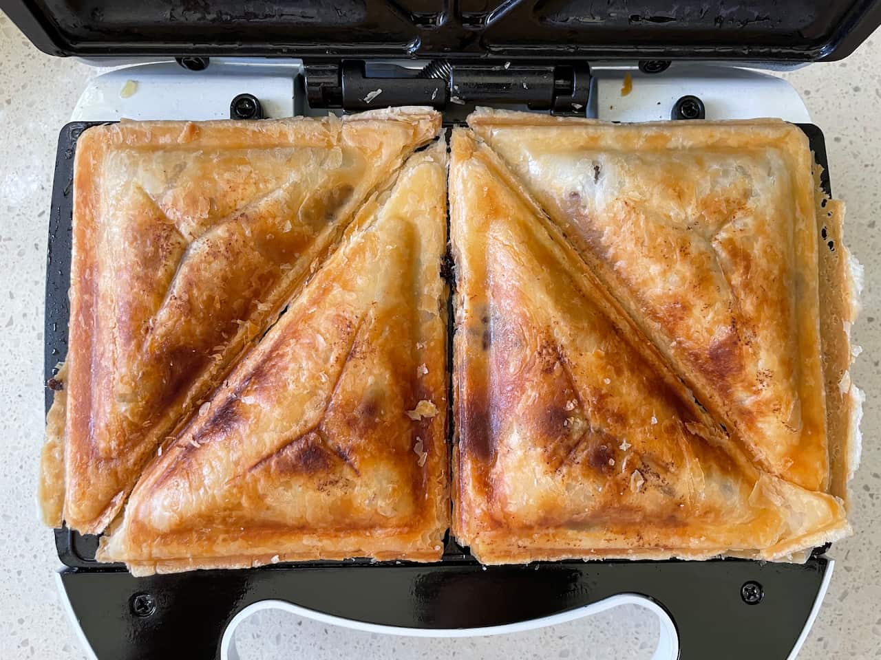 Sausage roll jaffle