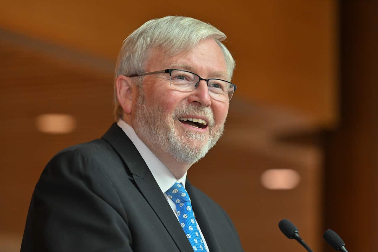 KEVIN RUDD PORTRAIT UNVEILING