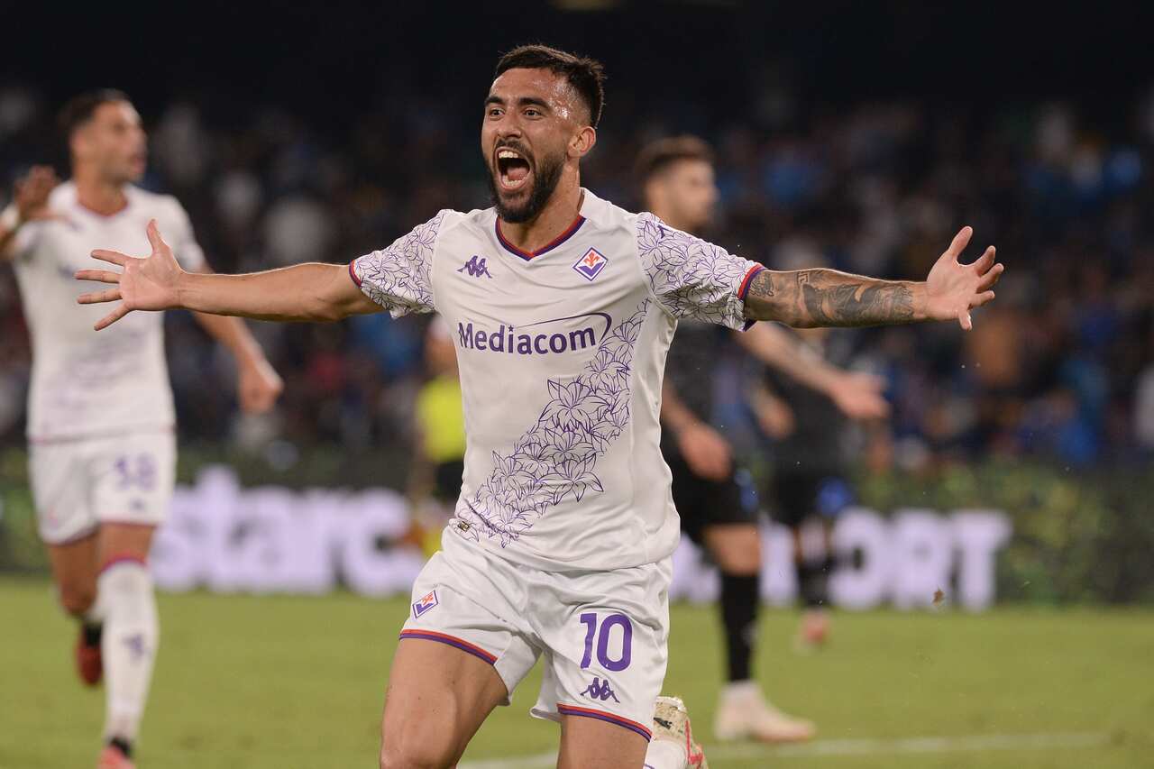 Italian soccer Serie A match - SSC Napoli vs ACF Fiorentina