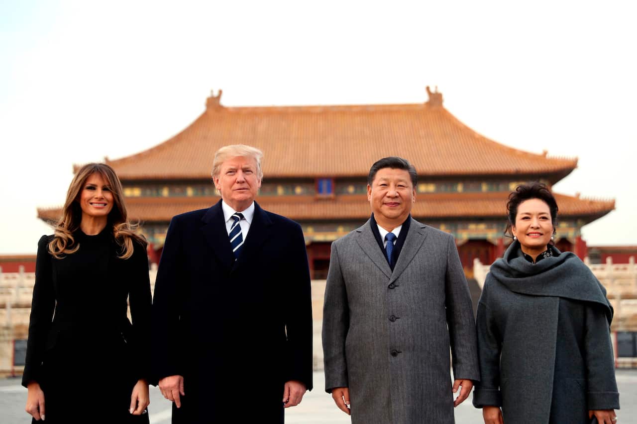 Donald Trump,Melania Trump,Xi Jinping,Peng Liyuan