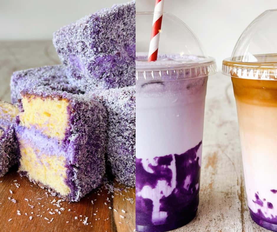 Ube lamingtons and Ube latte.jpg