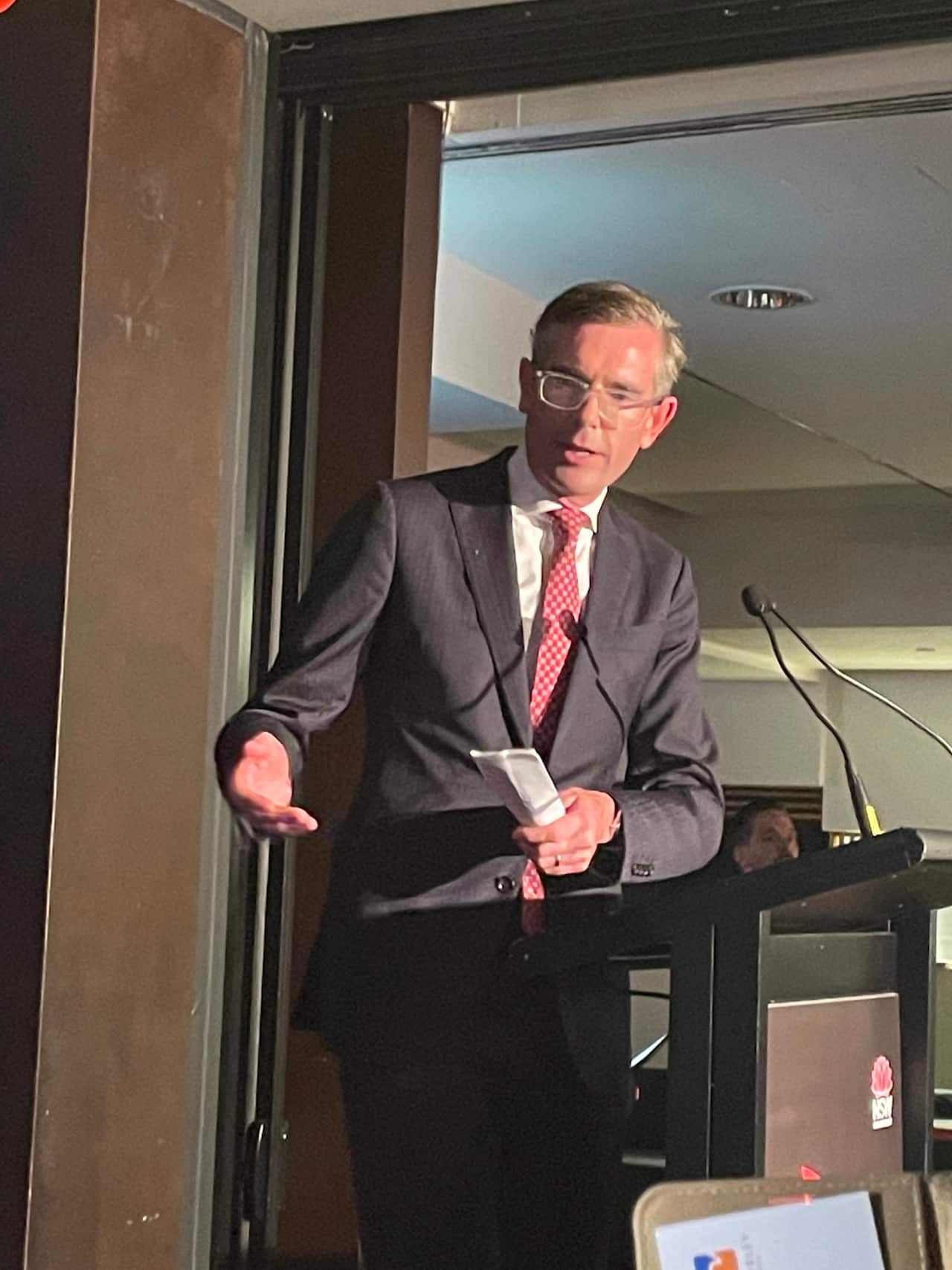 Premier Dominic Perrottet spoke for the event.jpeg