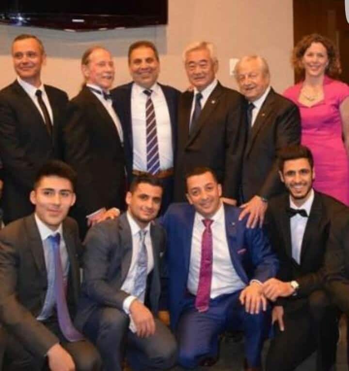 Issam Obaid with Team- repres Australia  in Asia Taekwandoo union.JPG