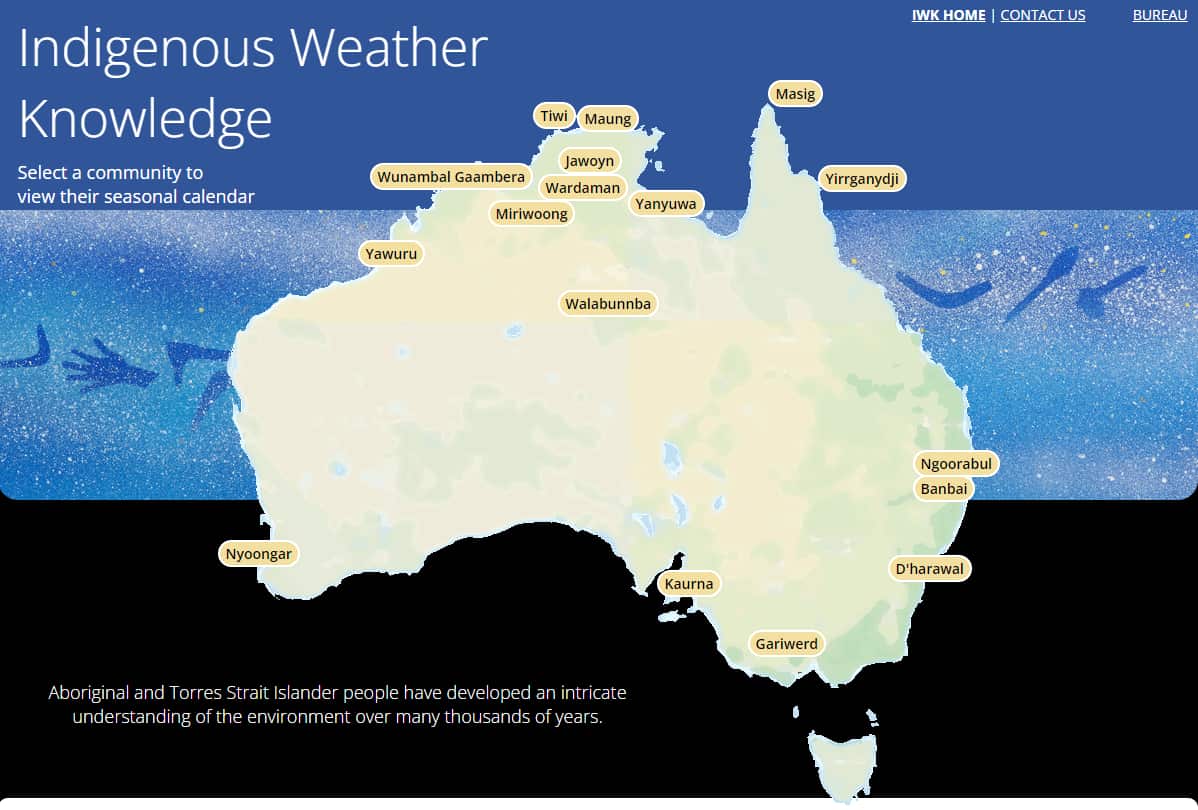 Indigenous Weather Knowledge. Credit: Bureau of Meteorology
