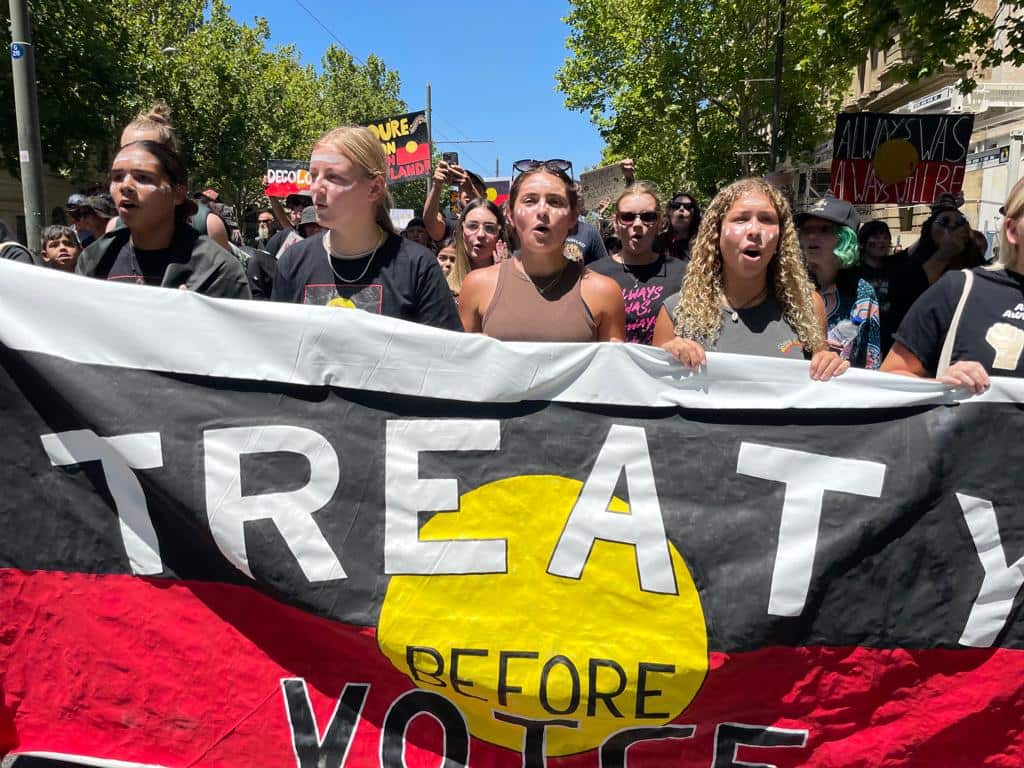 Adelaide Survivla Day rally