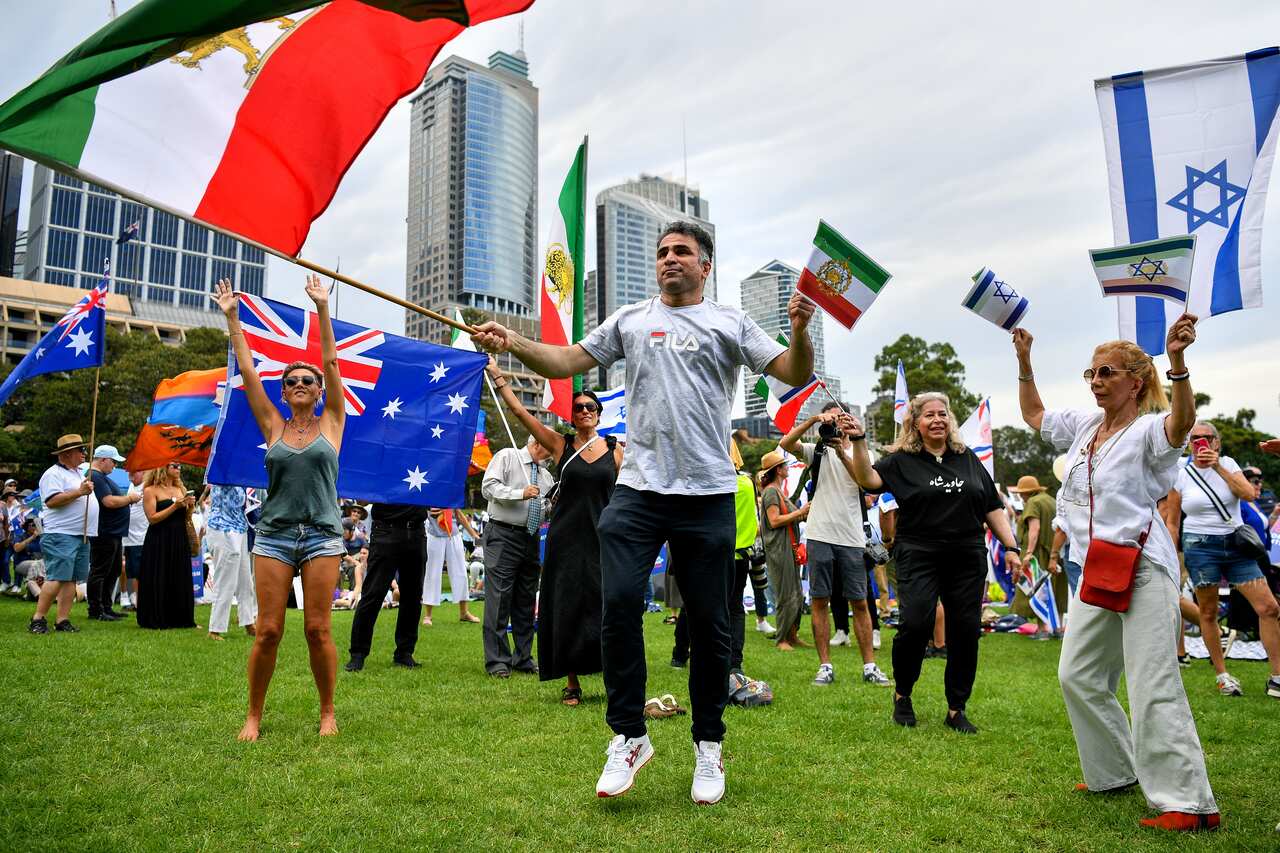 SYDNEY ANTI SEMITISM RALLY