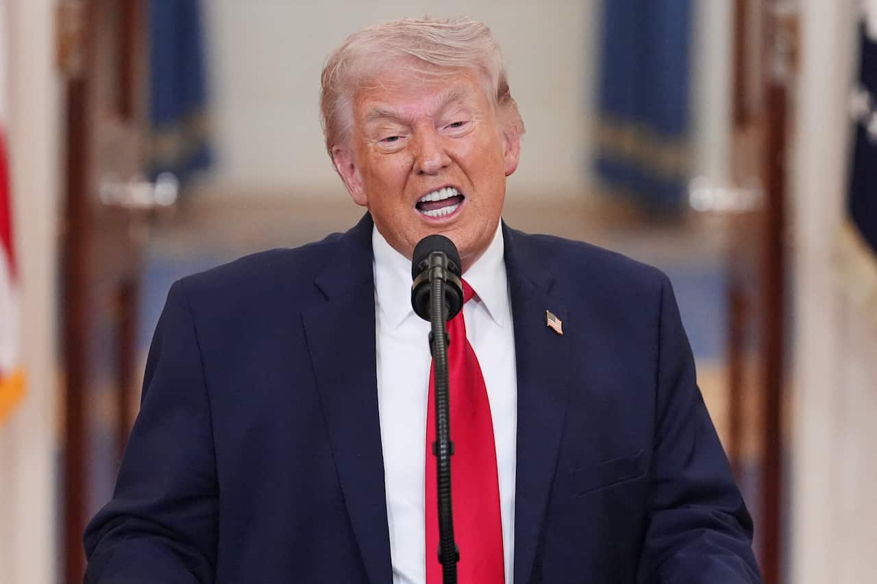 President Trump Addresses The Nation On The Conflict In Iran