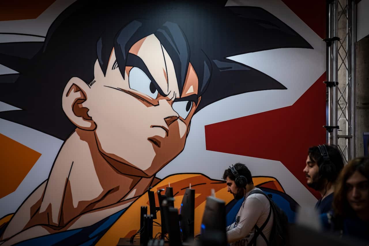 Akira Toriyama Dragon Ball Z graphic portrait seen during