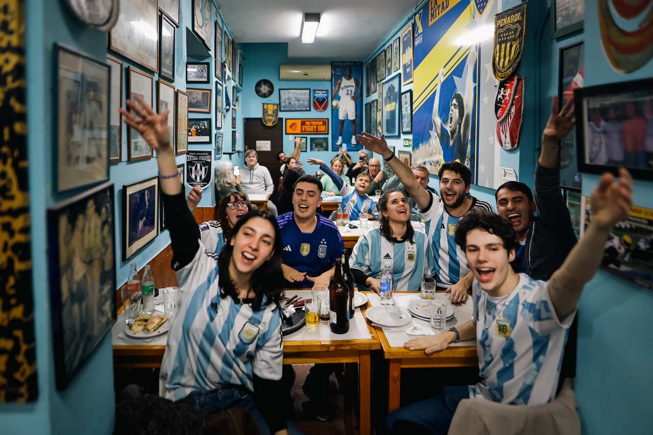 CONMEBOL Copa America 2024 - Fans in Buenos Aires watch Argentina vs Colombia