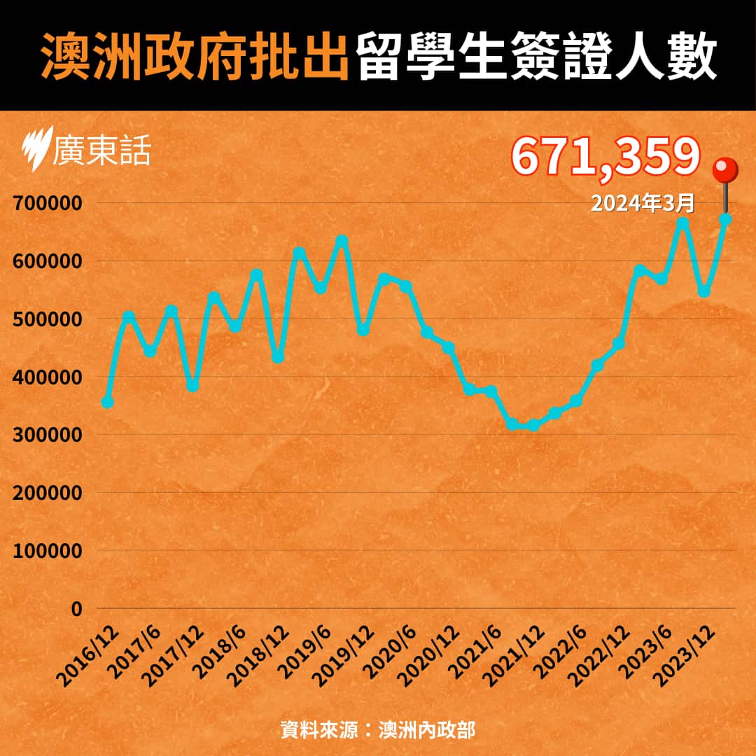  data on student visa grants