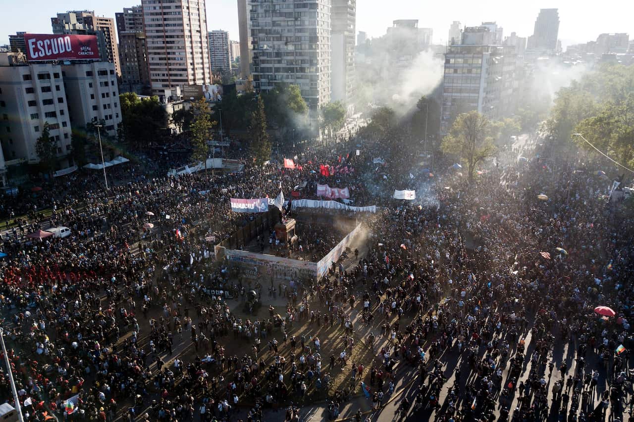 CHILE-CRISIS-PROTEST-ANNIVERSARY