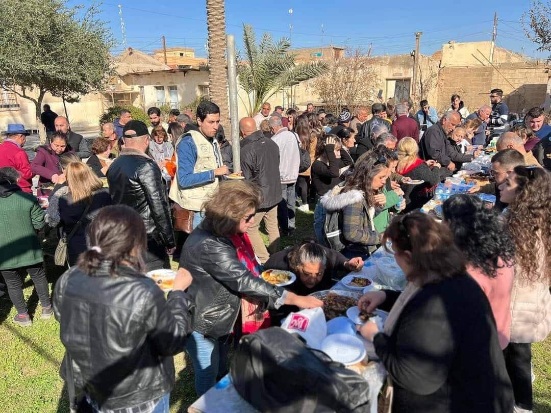 A lunch for the visitors was prepared by the city officials