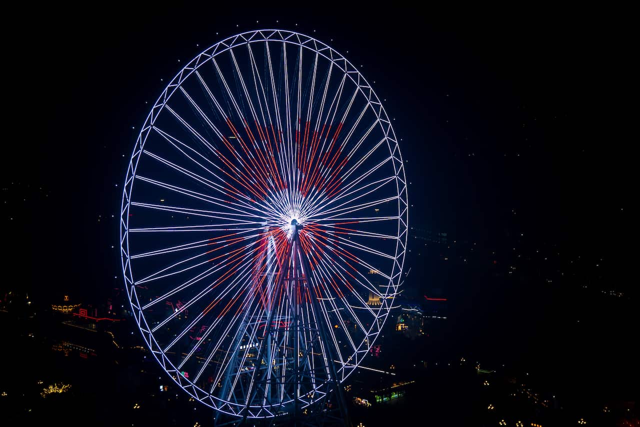 China: Drone Light Show Celebrate 2025 New Year