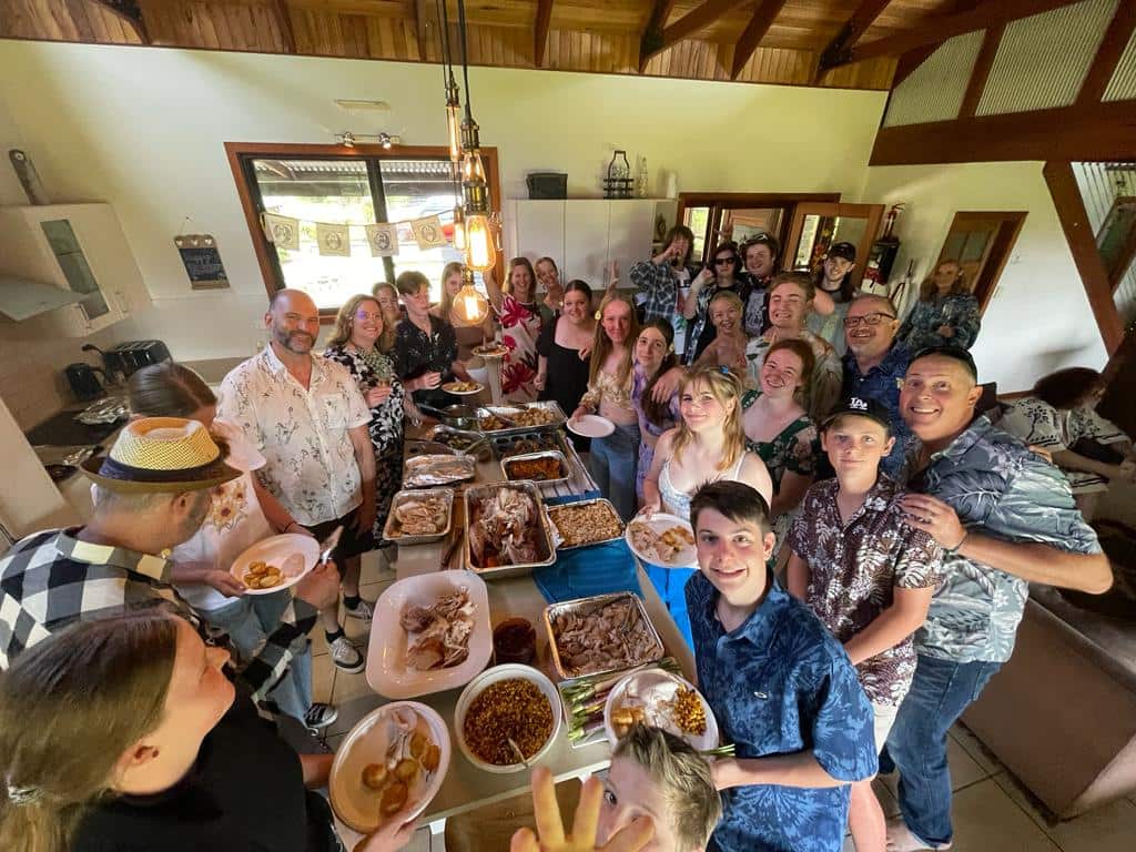 Nicole Bradley and her framily celebrating Thanksgiving 2022.JPG