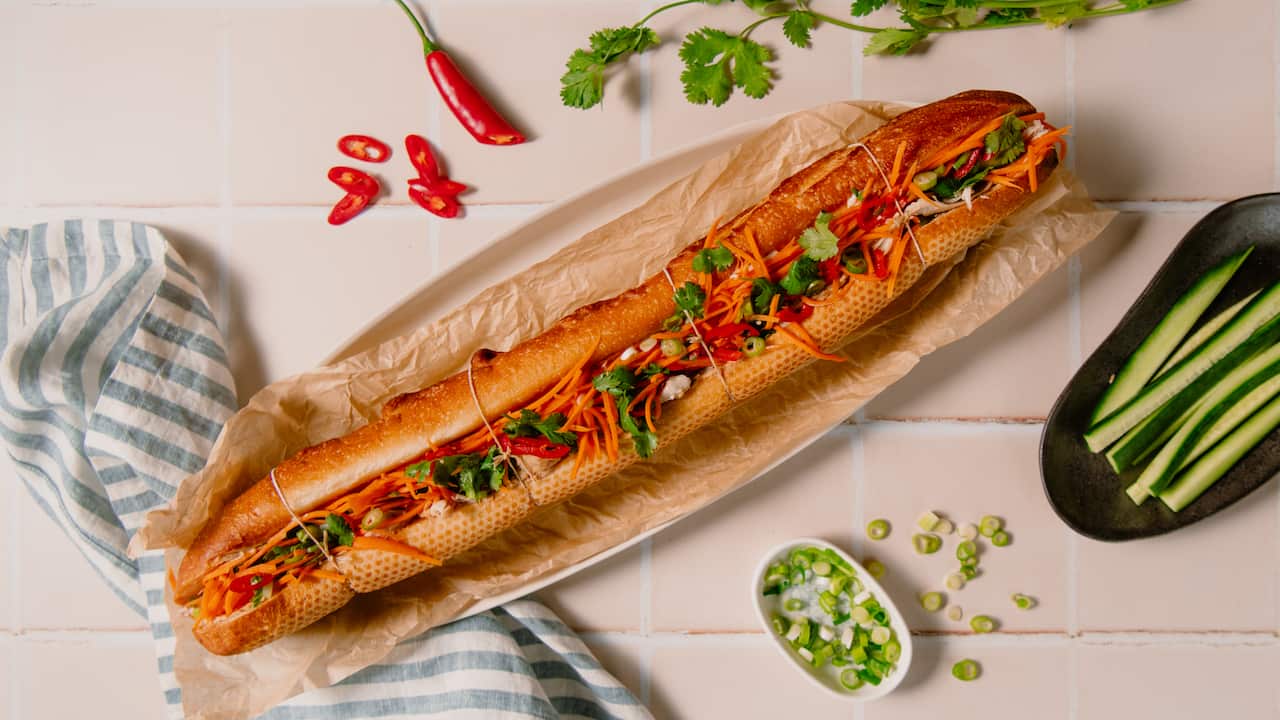 Chicken banh mi