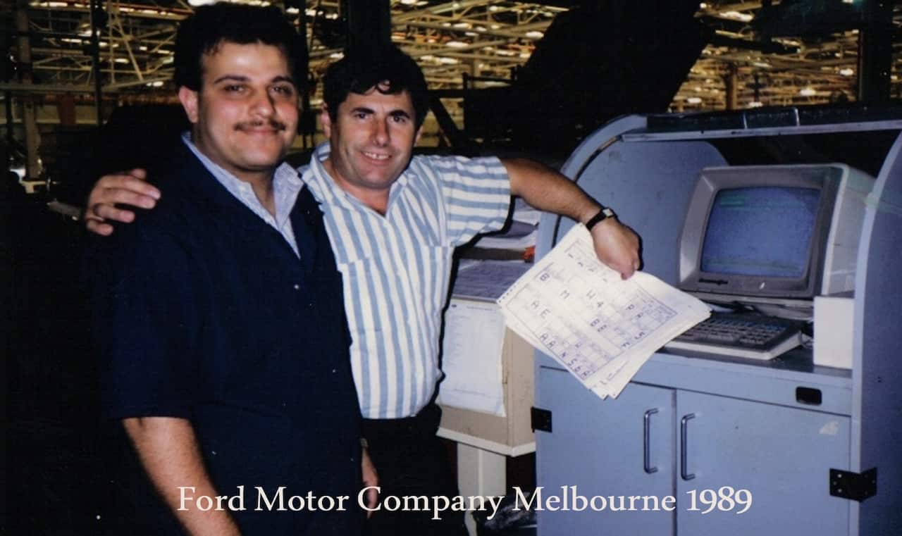 Omar Al-Hamawi  in Ford Factory 1989.JPG