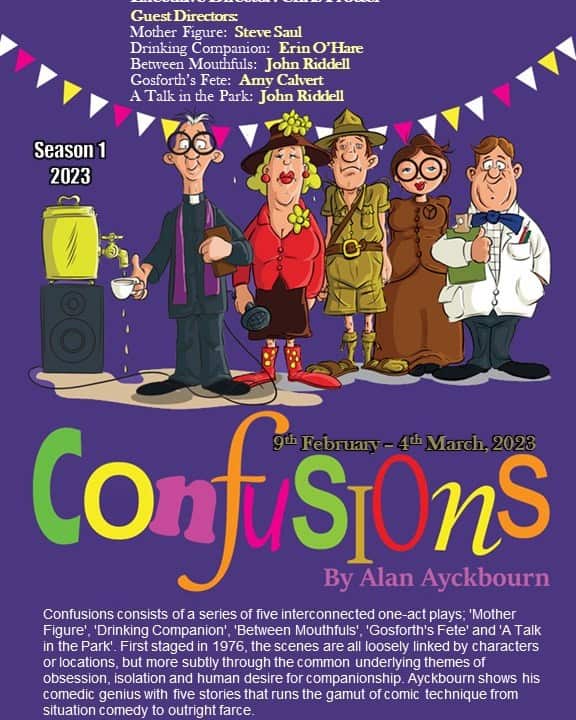 Alan Ayckbourn's 'Confusions' with Greek-Australian actress Eleni Baveli