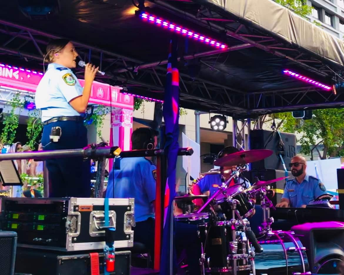 NSW POLICE on Mardi Gras