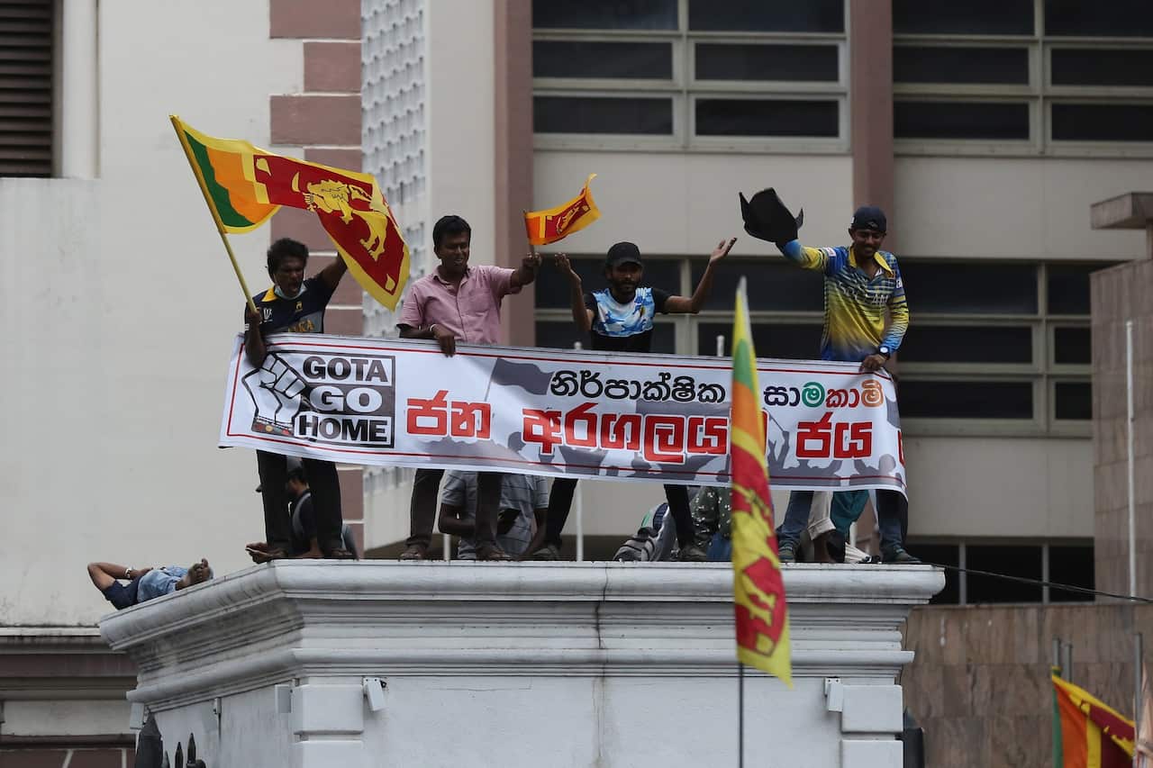 SRI LANKA CRISIS PROTEST
