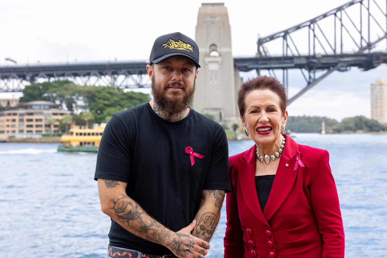Lord Mayor of Sydney Clover Moore stood side by side with Nooky. 