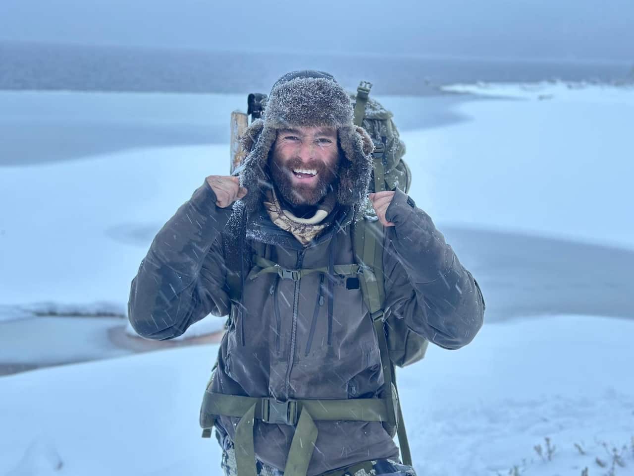Alone Australia season 4 participant Trent after 52 days in the Arctic.