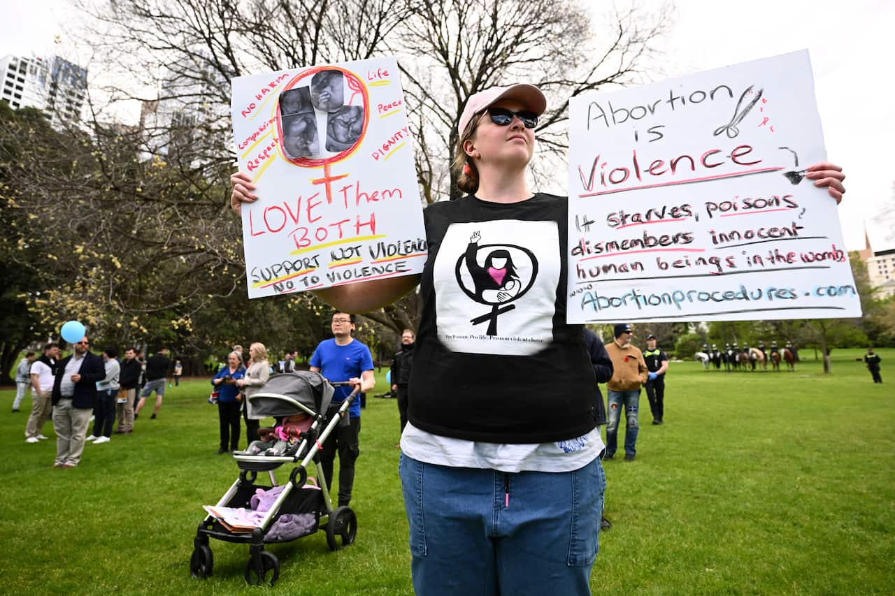 ANTI ABORTION PROTEST MELBOURNE