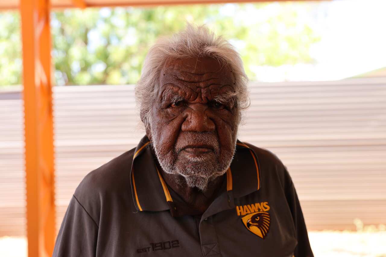 Senior Warumungu man Michael Jones