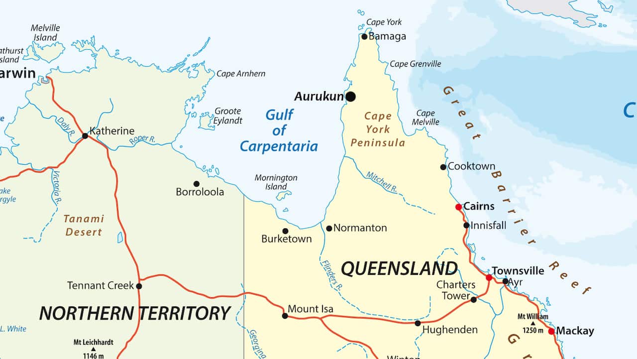 Aurukun on map