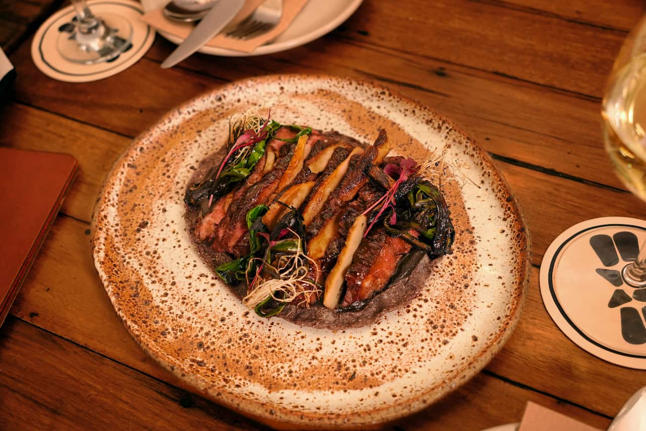 Maiz restaurant in Sydney serving Forged by Vow lab cultured meat