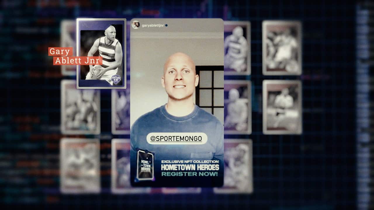 Gary Abblet Jr in a video promoting Sportemon Go' on social media.