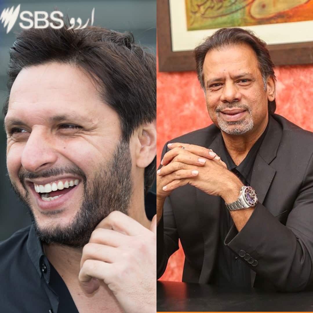 Jahangir Khan (R) Shahid Afrid (L)