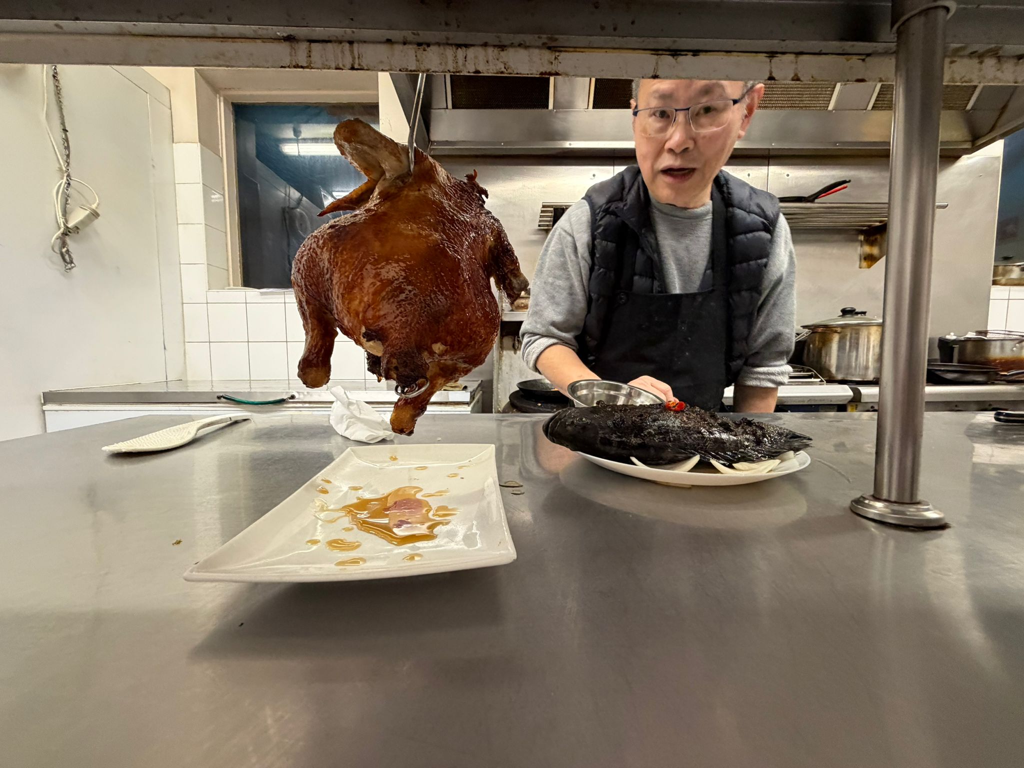 Lee with Fish and duck.jfif