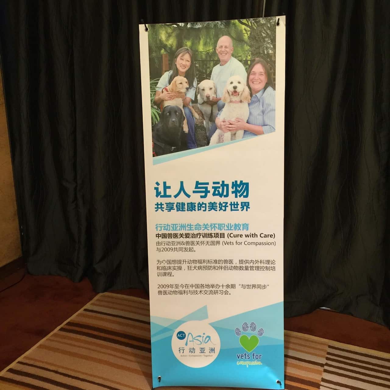 王友愛及其義工團隊，在亞洲多個地區，展開培訓獸醫及關懷動物計劃。