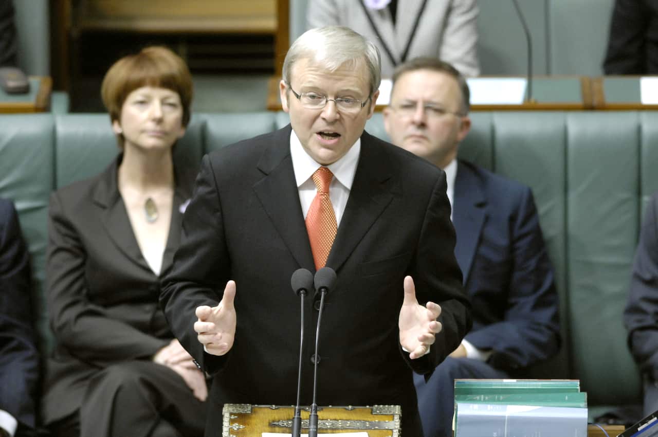 SORRY CANBERRA KEVIN RUDD
