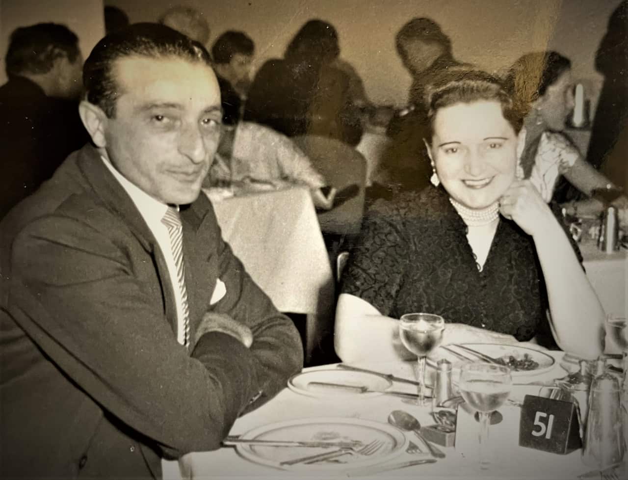 Cake shop founder Enzo Lucchini (left) opened the first Italian cake shop in Carlton's Lygon Street in 1952.