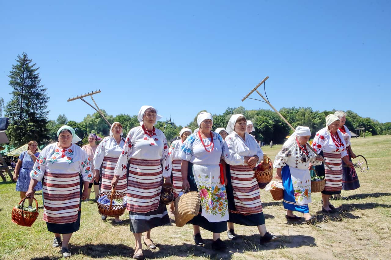 Ukrainian Bread Festival at Pyrohiv Museum in Kyiv