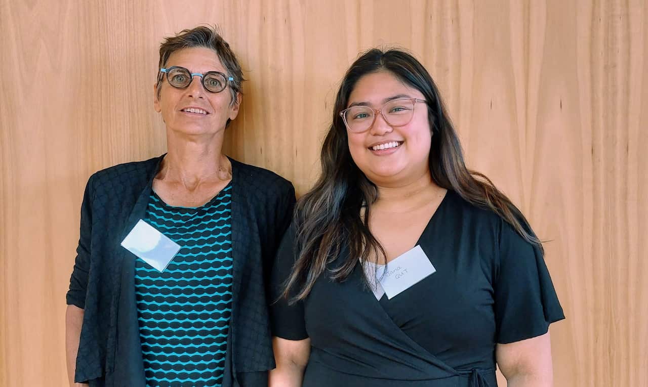 Lead researcher Jo Durham with researcher Jana Ventura.jpg