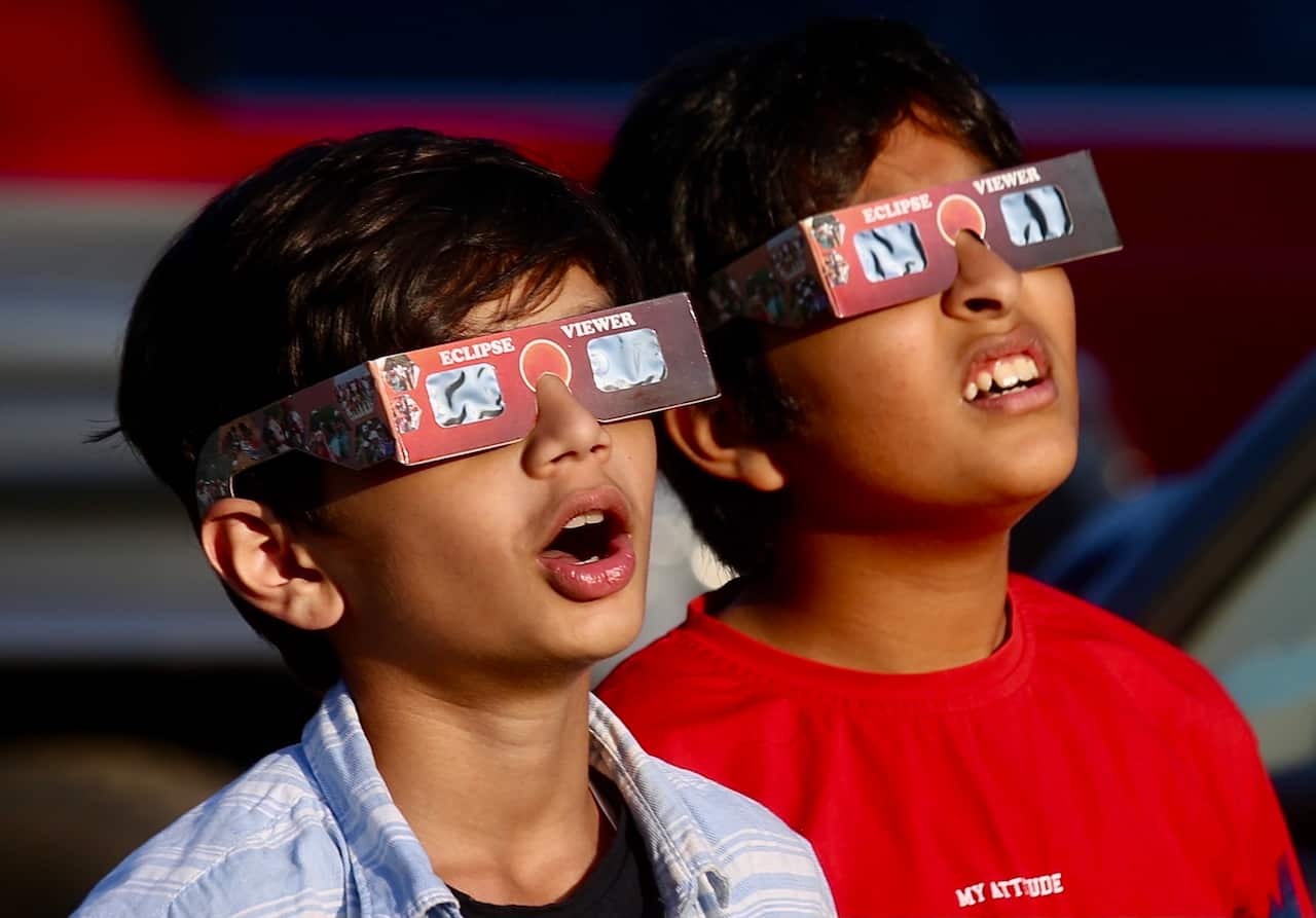 INDIA PARTIAL SOLAR ECLIPSE