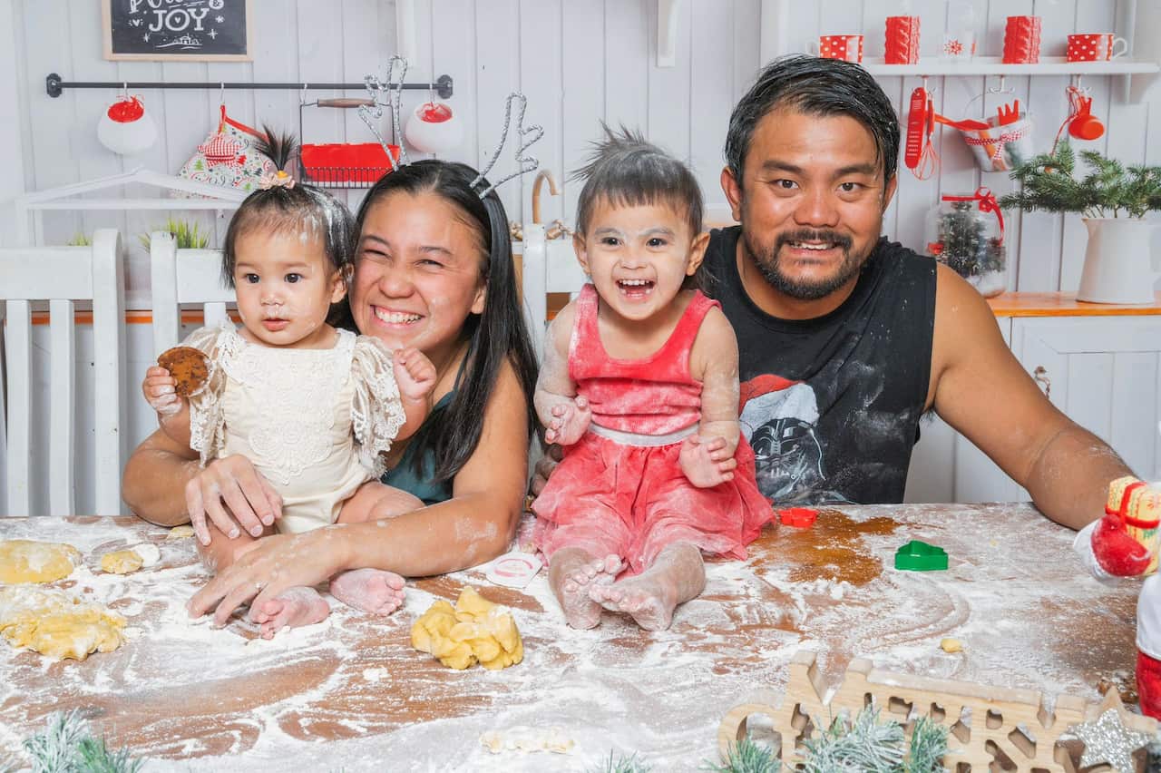 'I'm thankful for my partner and my two girls, they kept me and my sanity in 2022'.