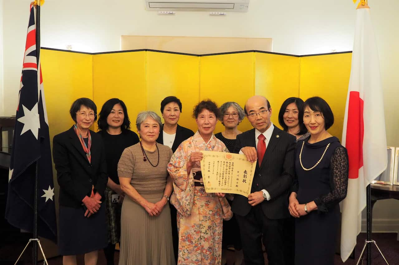 Cherry Friends members received the Foreign Minister's Commendation in 2022.