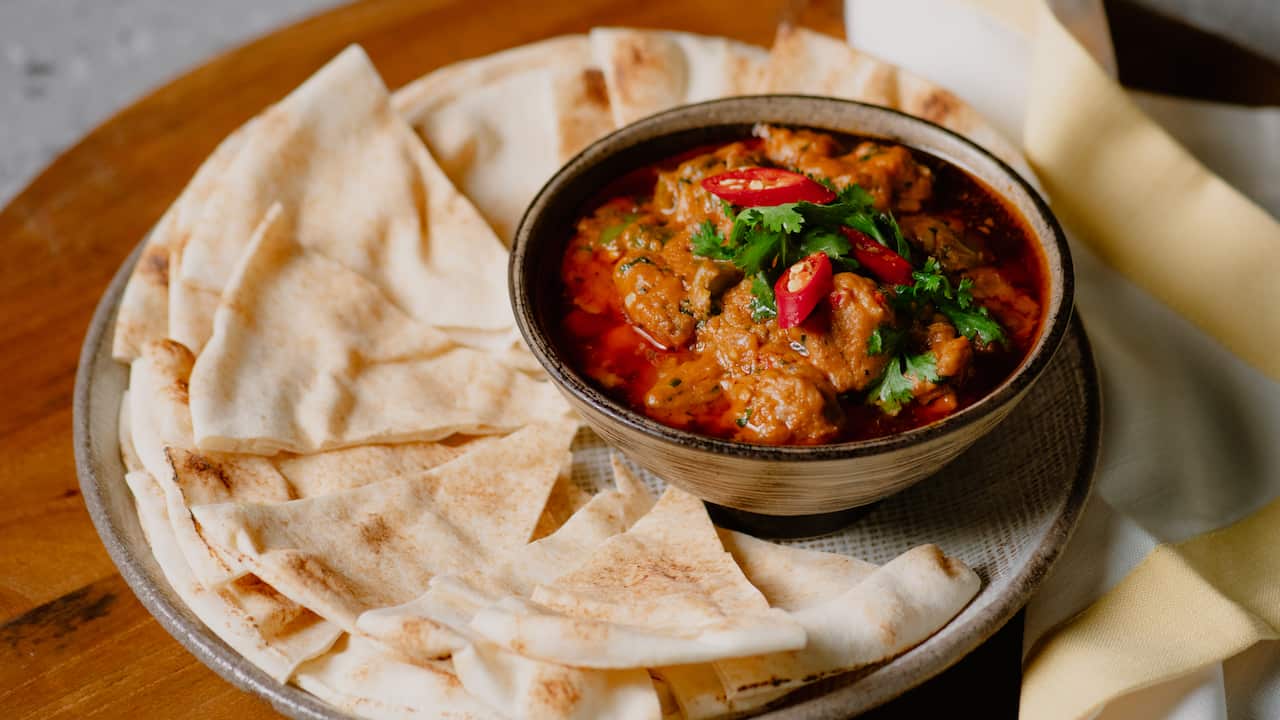 Sudanese peanut butter chicken curry
