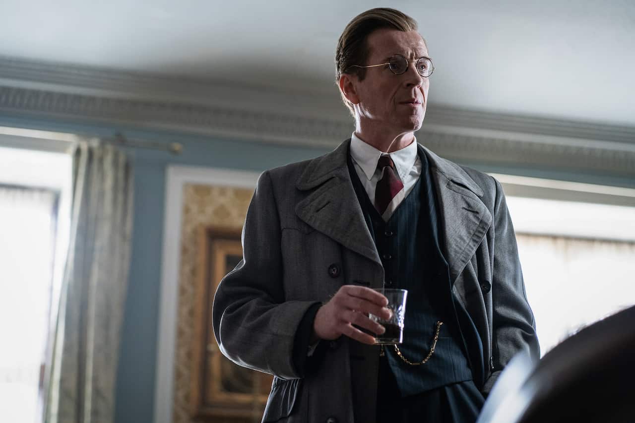 Damian Lewis as intelligence officer Nicholas Elliott.