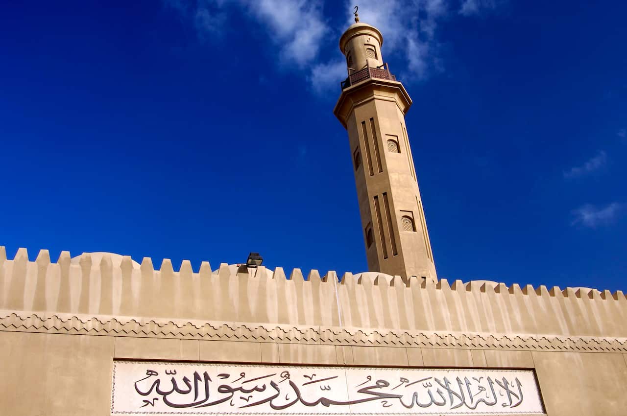 The Grand Mosque in Dubai.