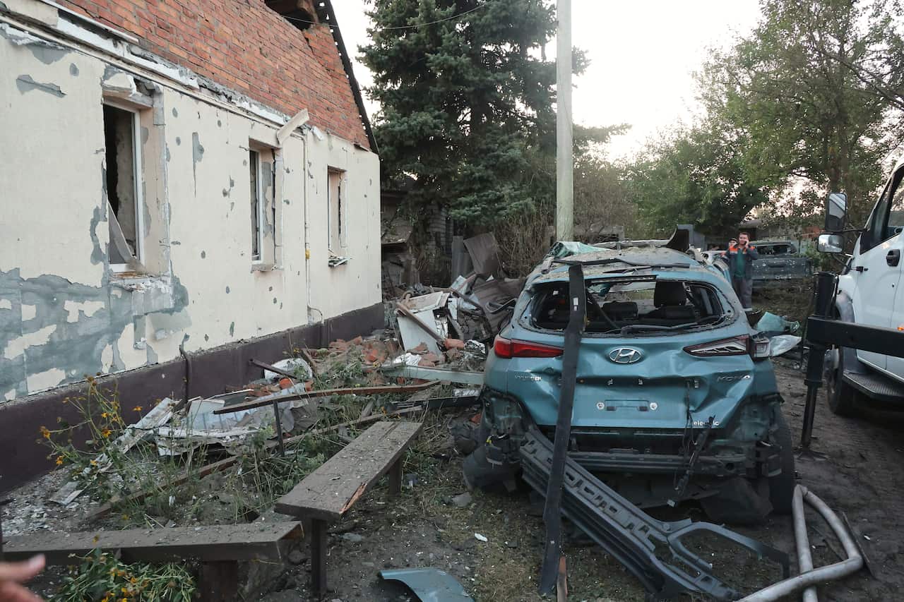 Russians attacked private sector in Kharkiv with jet UAV