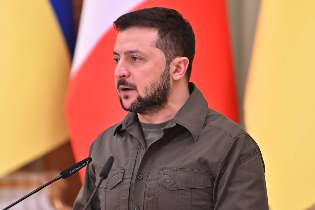 Justin Trudeau Meets with Ukrainian President Zelenskyy in Kiev