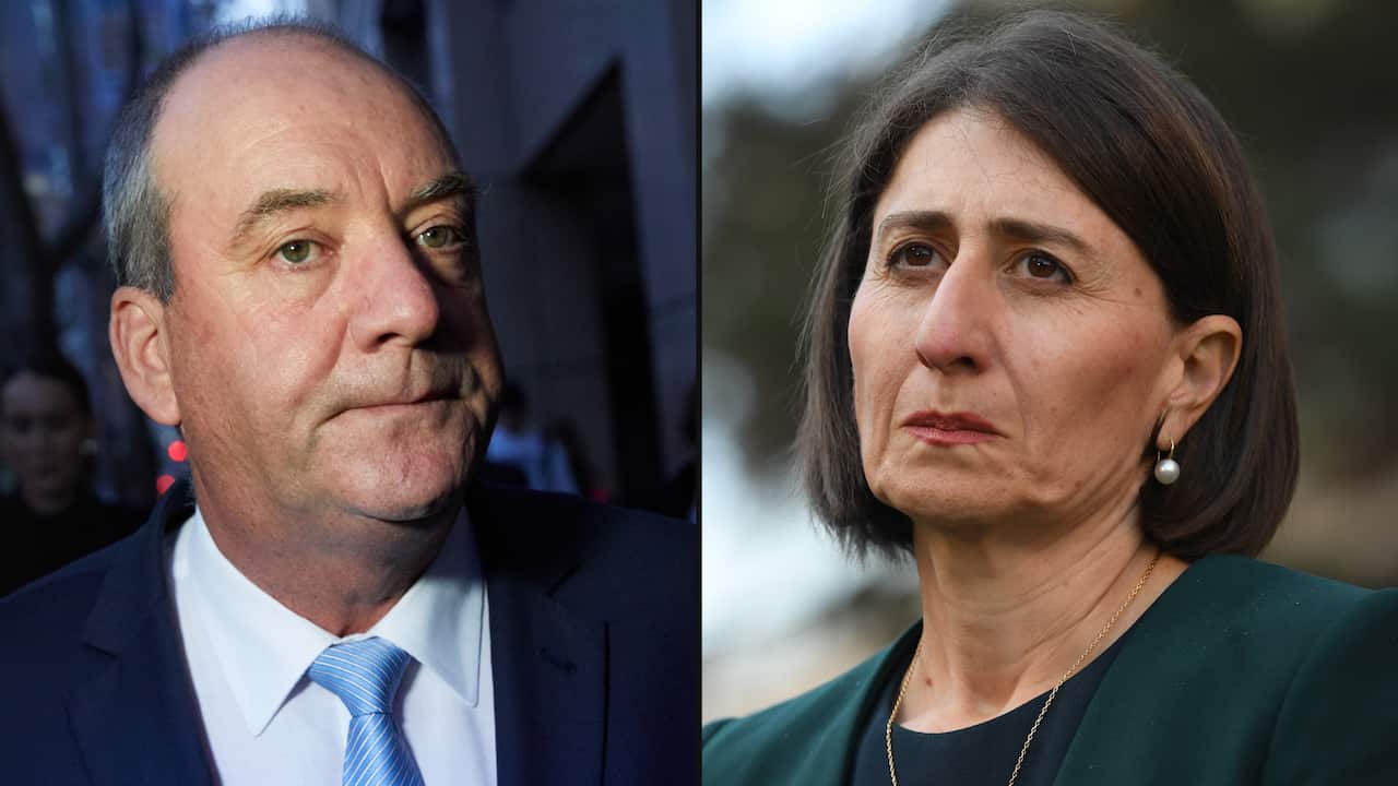 A split image. On the left is a photo of a man. On the right is a photo of a woman.